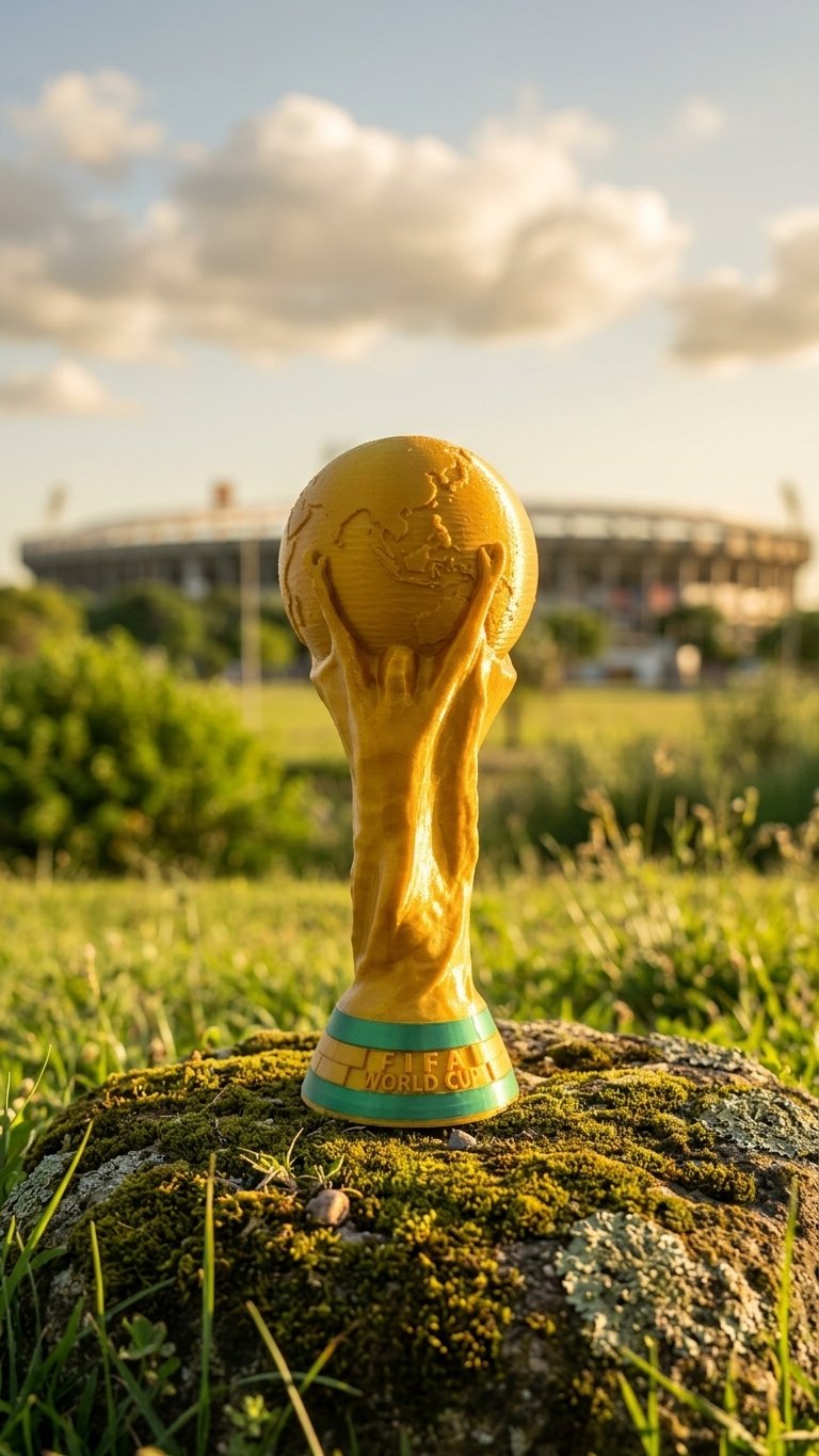 Copa del Mundo tamaño real